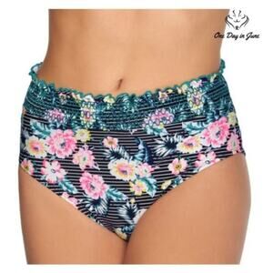 Arizona Jean Co. Juniors High Waist Bikini Bottom Size S